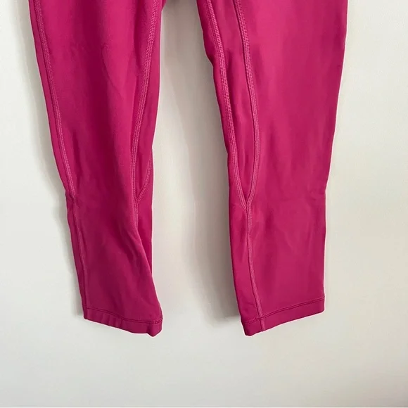 Lululemon Align High Rise Pink Leggings Size 2 Gym Activewear Yoga - Picture 3 of 7